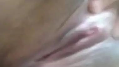 Bangladeshi chubby girl fingering her fat pussy