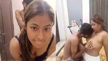 Wife big boobs sucking by young husband viral sex