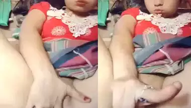 Beautiful Mizoram girl fingering her bald pussy