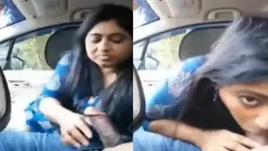 Tamil gf sucking cock in CAR in traffic